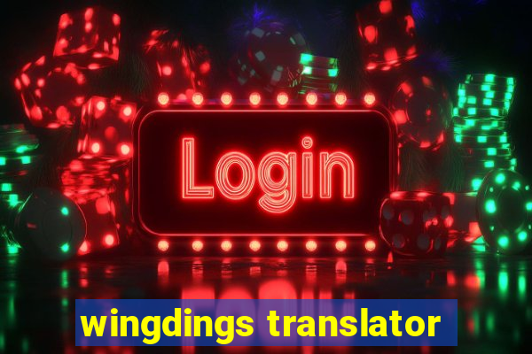 wingdings translator